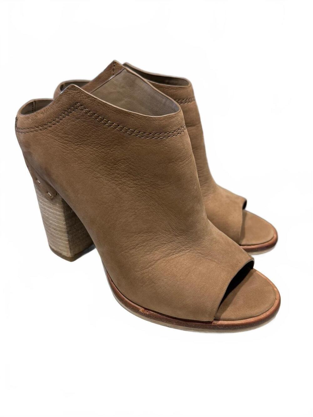 Dolce Vita Noa Peep Toe Ankle Heel Mules – Women's Size 7 - Picture 2 of 4